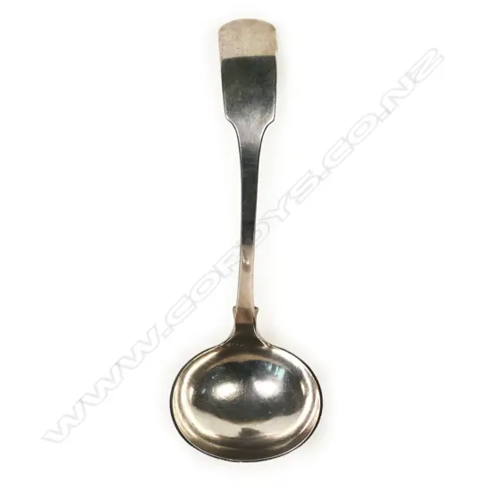 G T White (Christchurch/Wellington) silver sauce ladle,